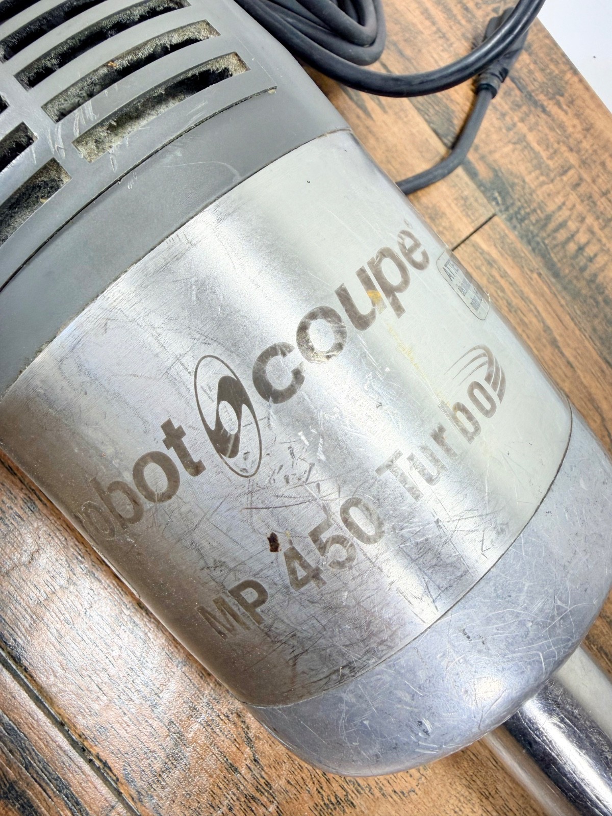 AS IS PLEASE READ Robot Coupe MP450 Turbo Commercial Immersion Blender Y123