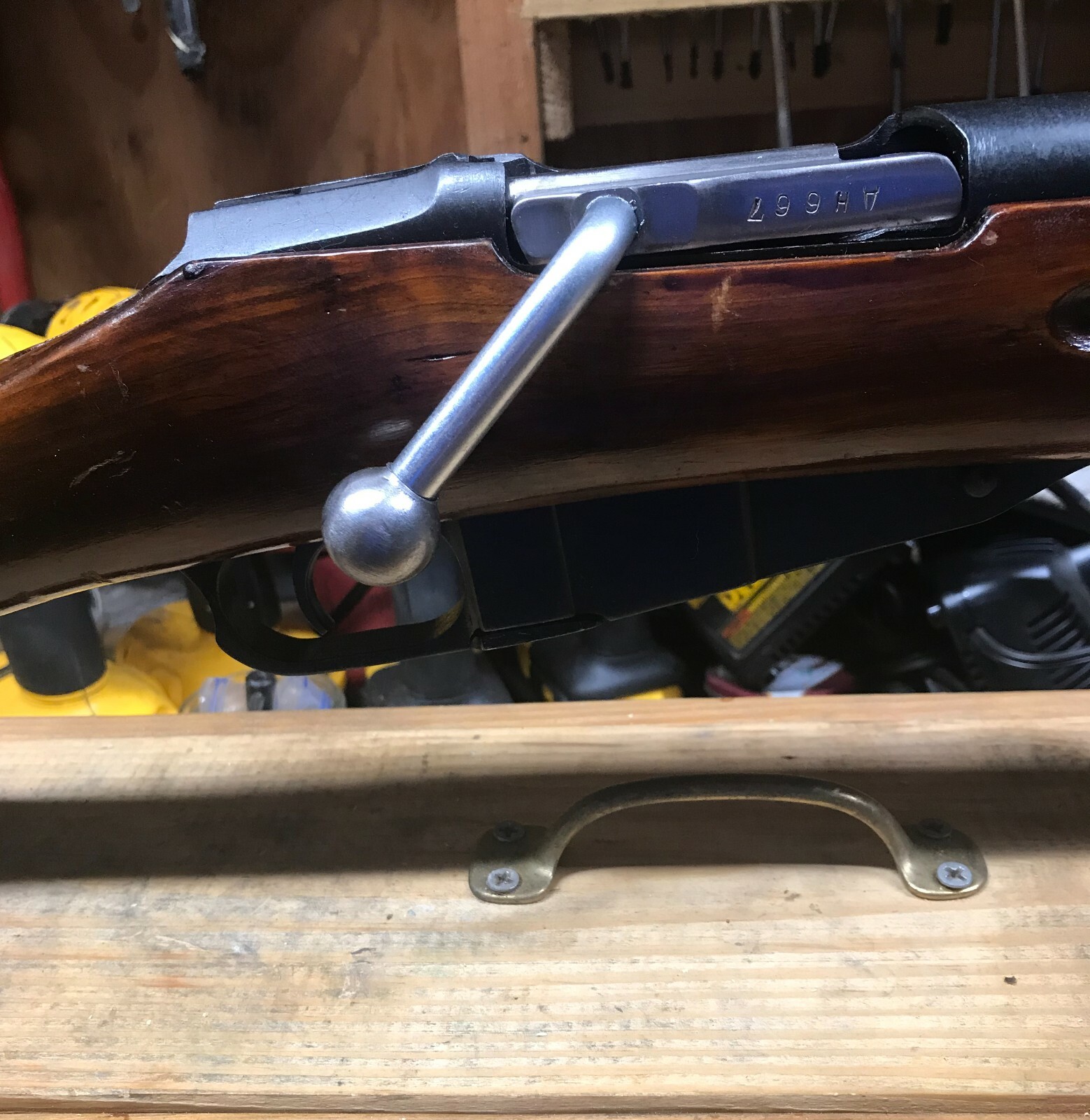 Mosin Nagant Bent/Sniper WWII Style Handle Custom Install Service "On Your Bolt"