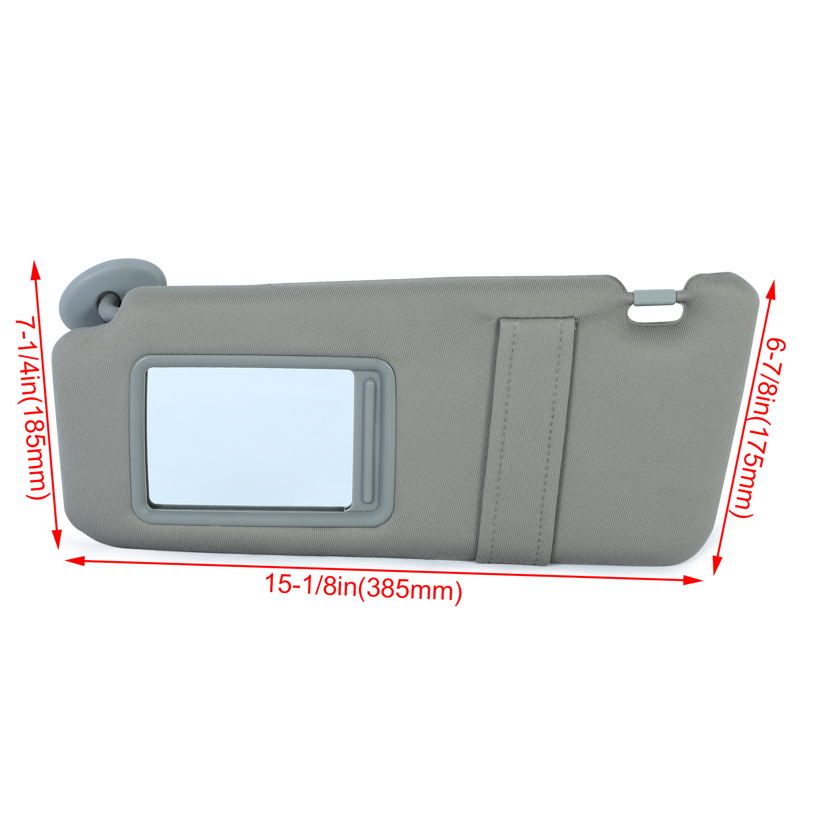 Gray Sun Visor for Toyota Camry 2007-2011 Driver Side w/ Sunroof