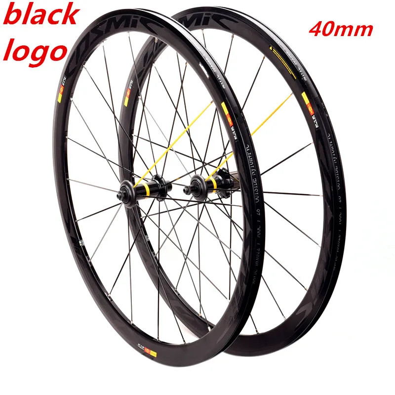 700C Bicycle Wheelset Alloy V/C Disc Brake Lap Brake Road Bike Wheel 30/40/50mm