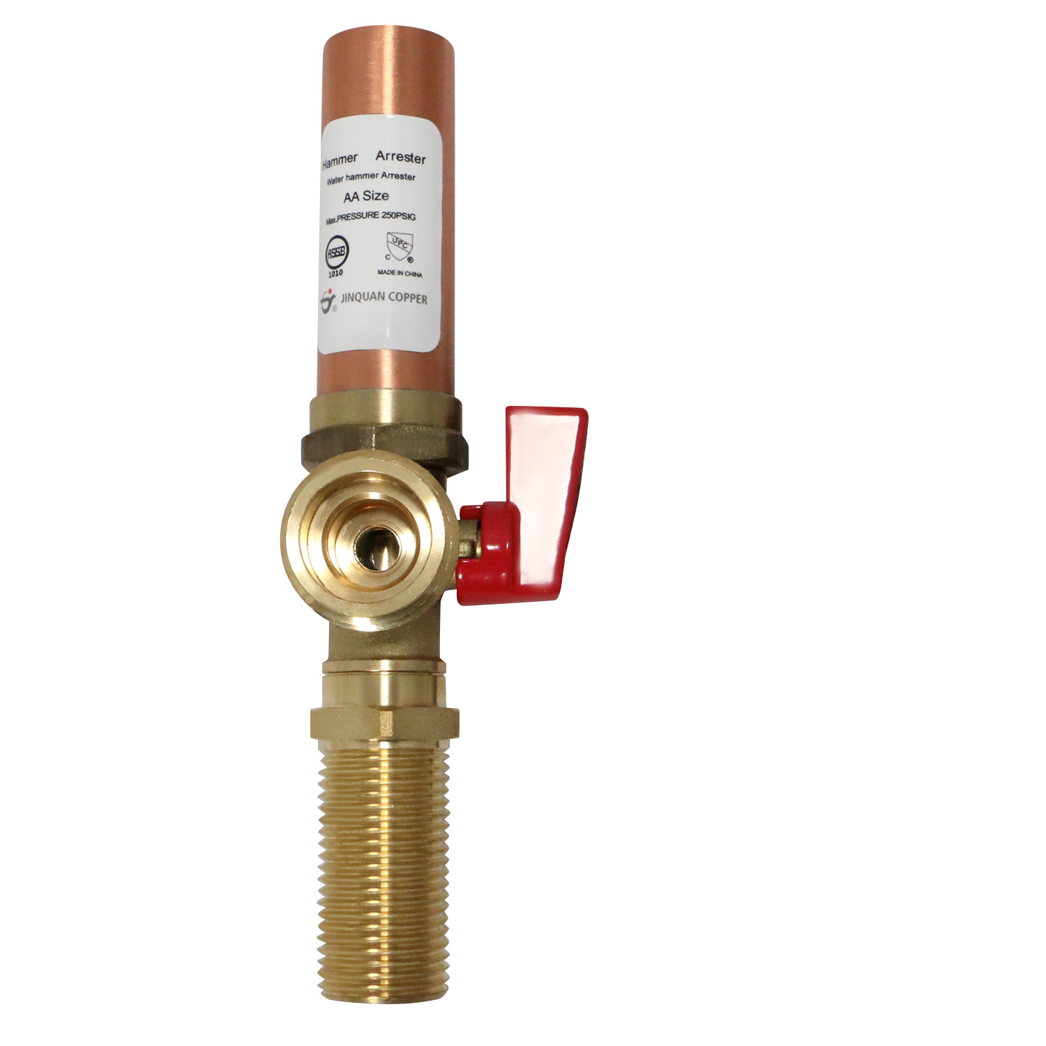 XFITTING Washing Machine Valve with Hammer Arrestor, Male NPT, Pex-B Barb, Pex-A