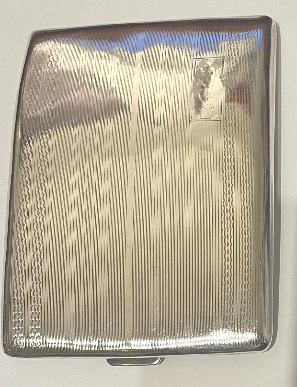 Sterling Silver Cigarette Case ~ 100.1 Grams☚☚☚☚👀