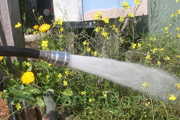 SPRAY HEAD Garden Hose Irrigation Watering Attachment Aluminum Metal Sprayer