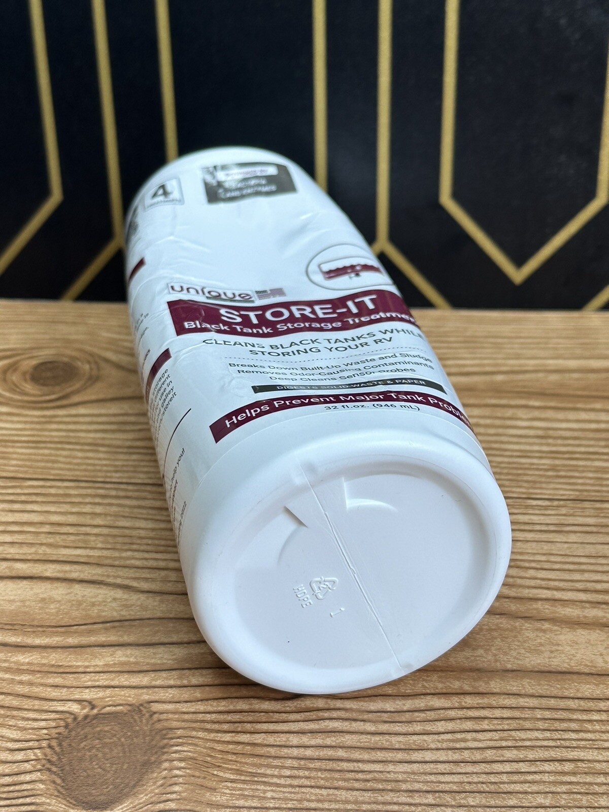 Unique Store-It RV Black Tank Storage Treatment. Cleans While Storing Your RV