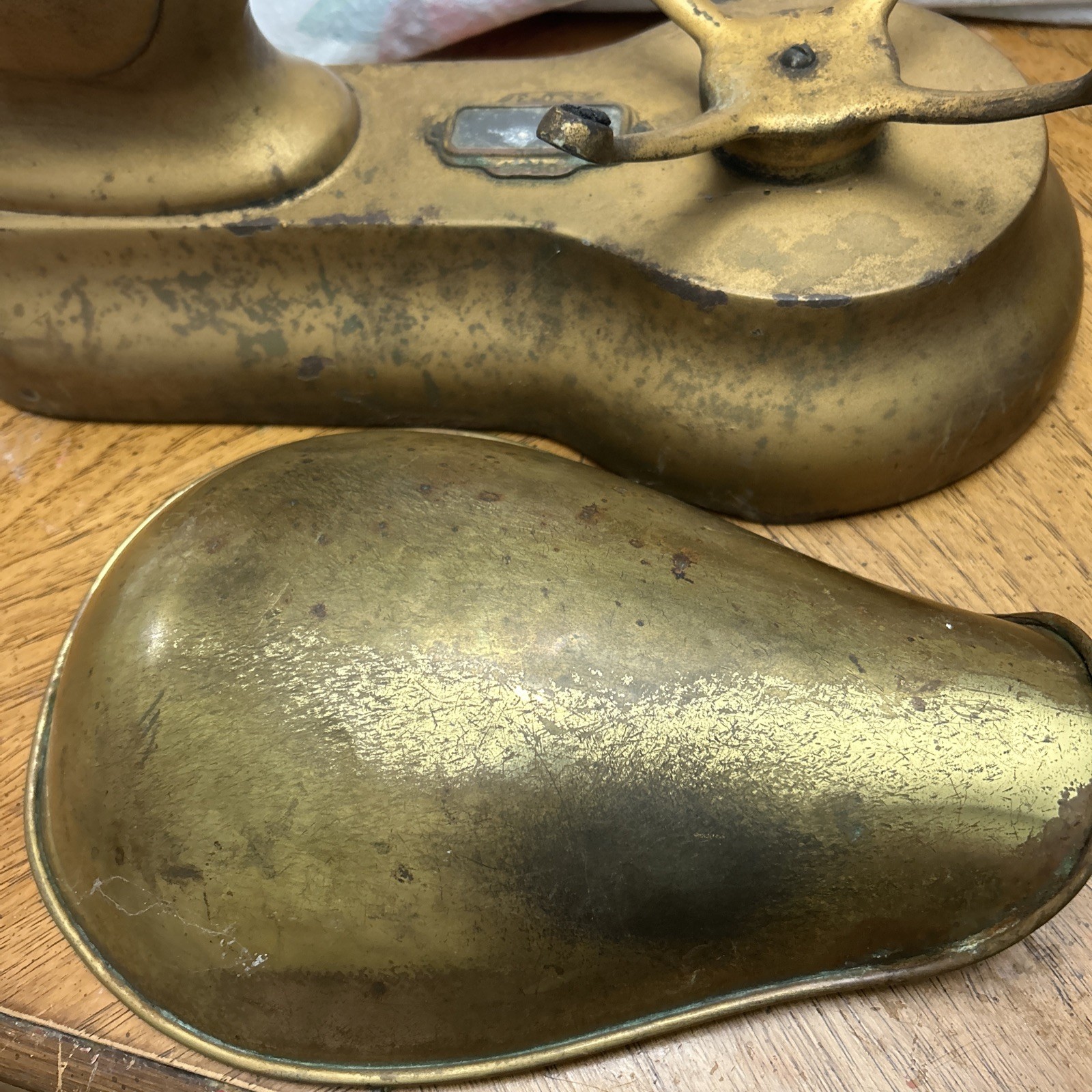 ANTIQUE 3 LB SCALE STANDARD COMPUTING SCALE CO DETROIT MICH USA G3D