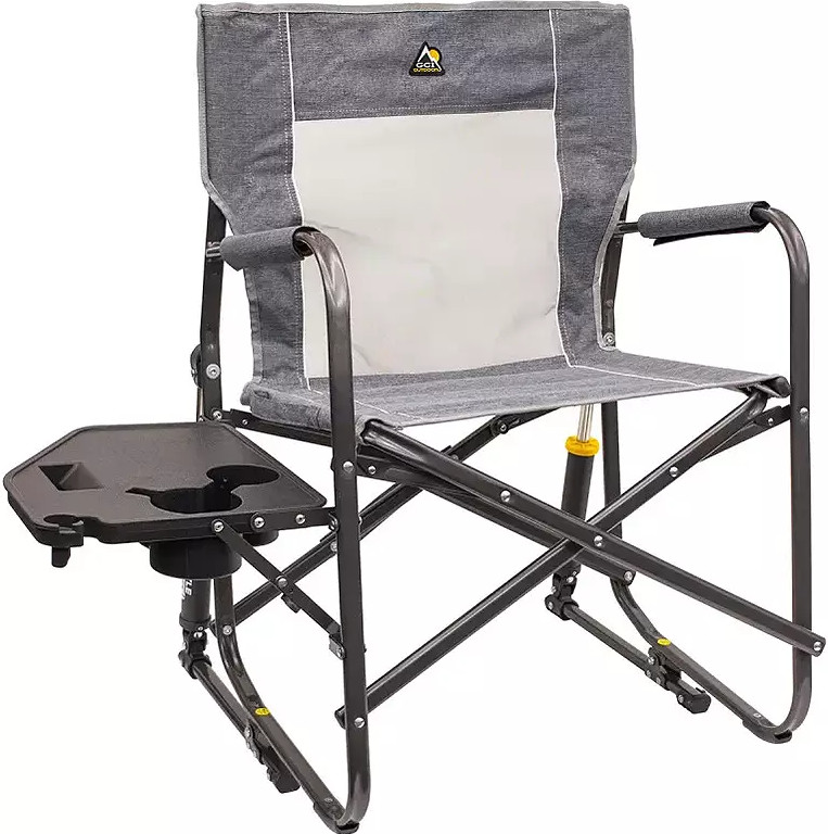 GCI Outdoor Freestyle Rocker Chair with Side Table – Portable & Comfortable