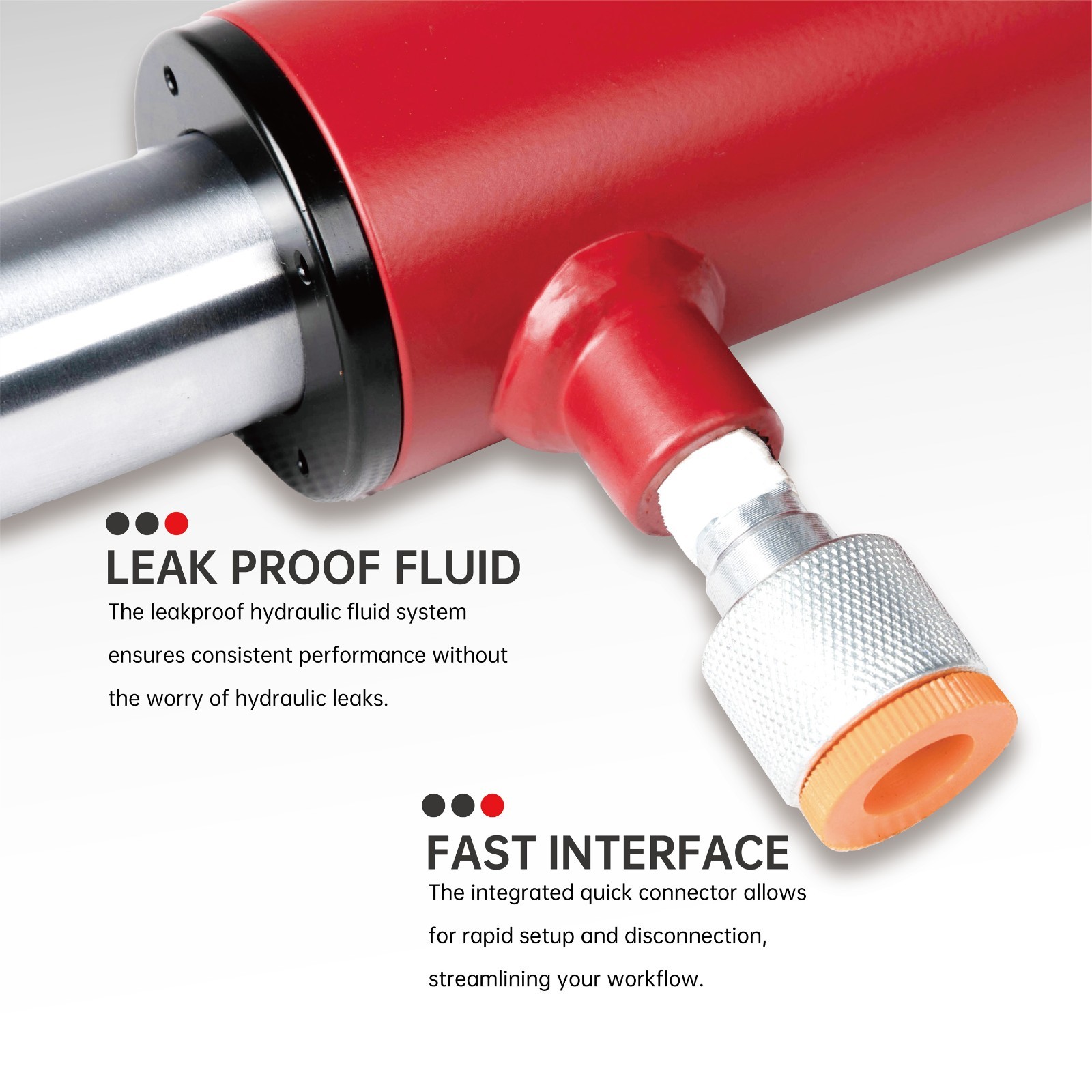 10 Ton Hydraulic Pull Back Ram for Porta Power Jack, Auto Frame Repair Tool