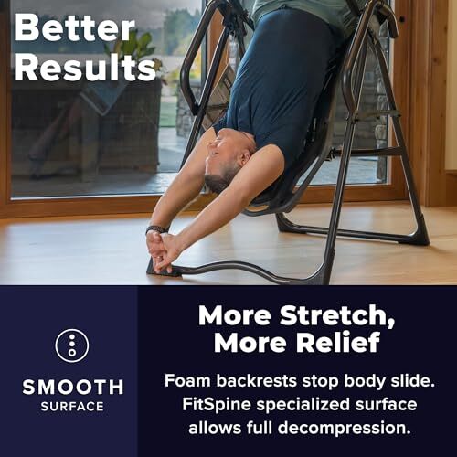 Teeter FitSpine X3 Inversion Table Deluxe Easy-to-Reach Ankle Lock