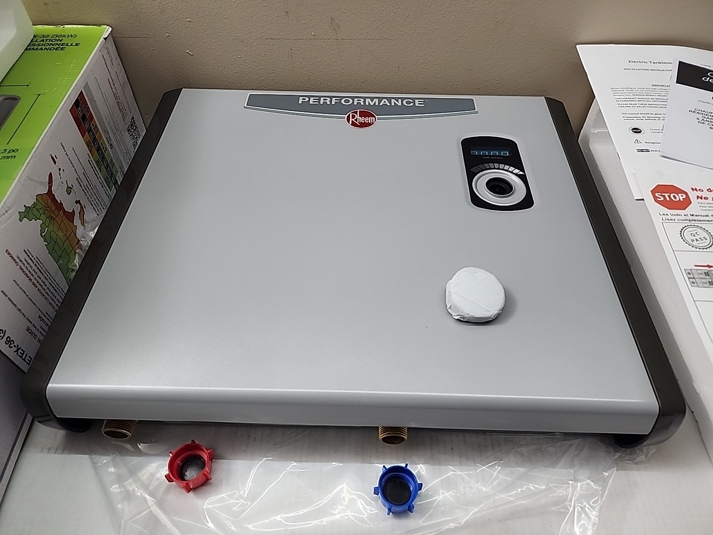 Rheem Performance 36 kW 240V Self-Modulating Electric Tankless Water Heater