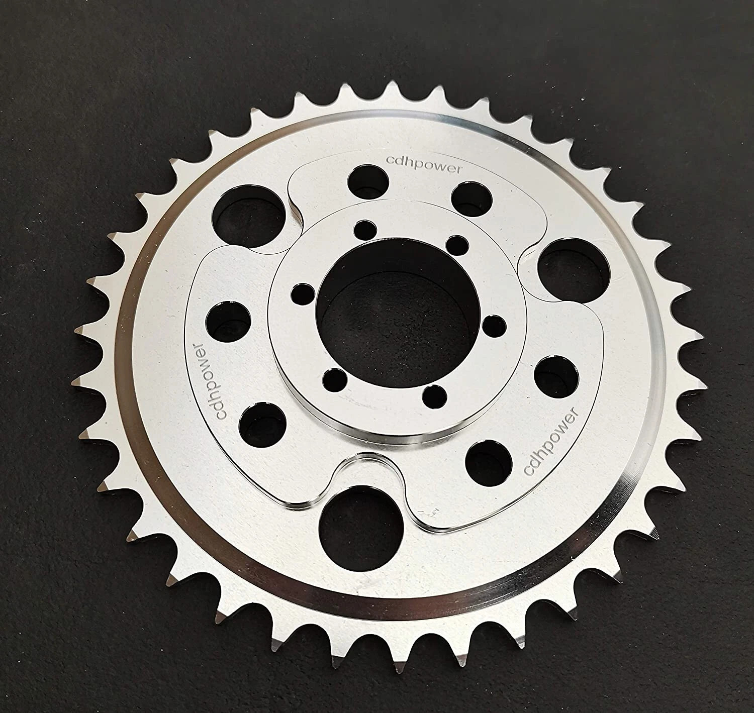 CDHPOWER Aluminum Disc Brake Rotor Adapter & 36T Sprocket- Gas Motorized Bicycle