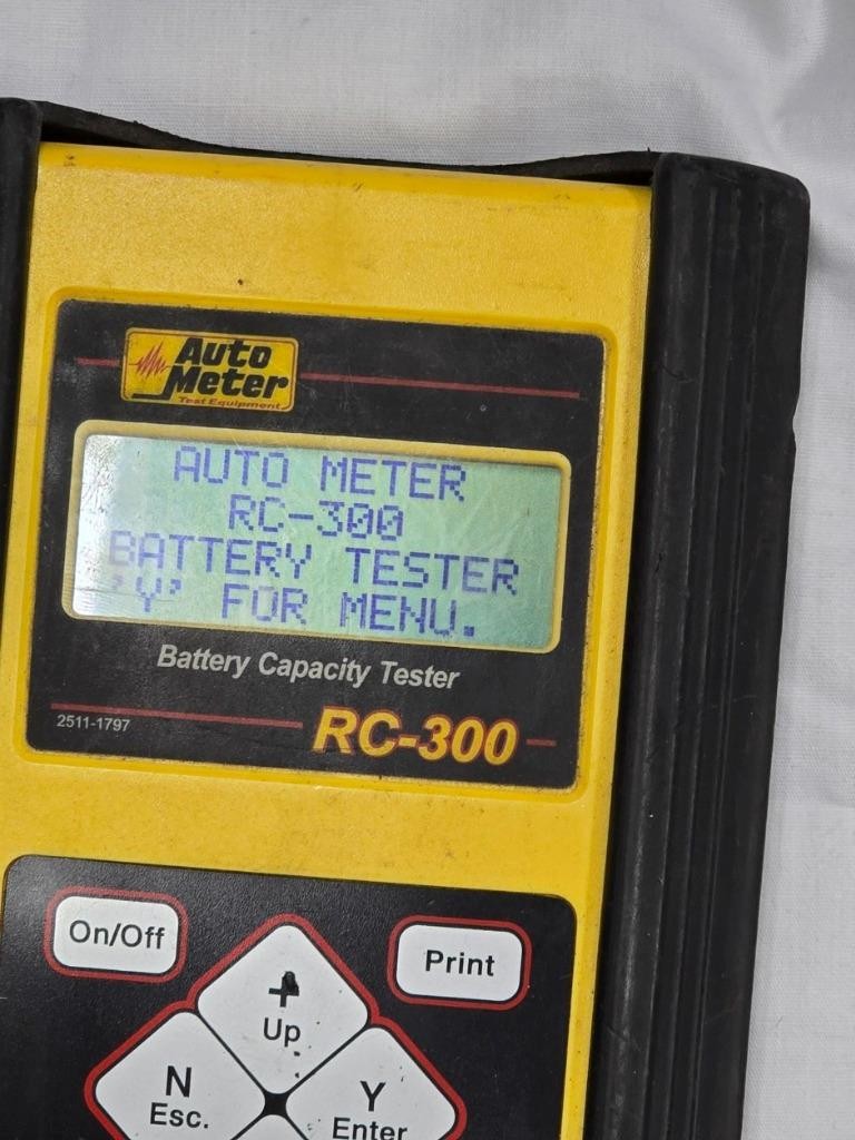 Auto Meter RC-300 Handheld SLA Battery Tester