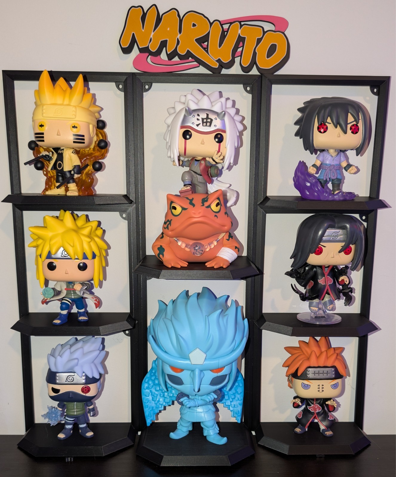 Modular Square Display Shelf for Collectibles – Interlocking Wall Mount System