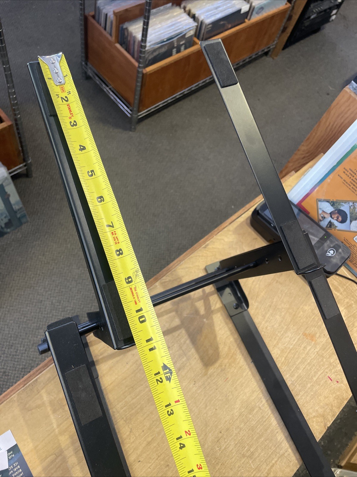 Used DJ Laptop & Controller Adjustable Black Metal Stand Ships Disassembled