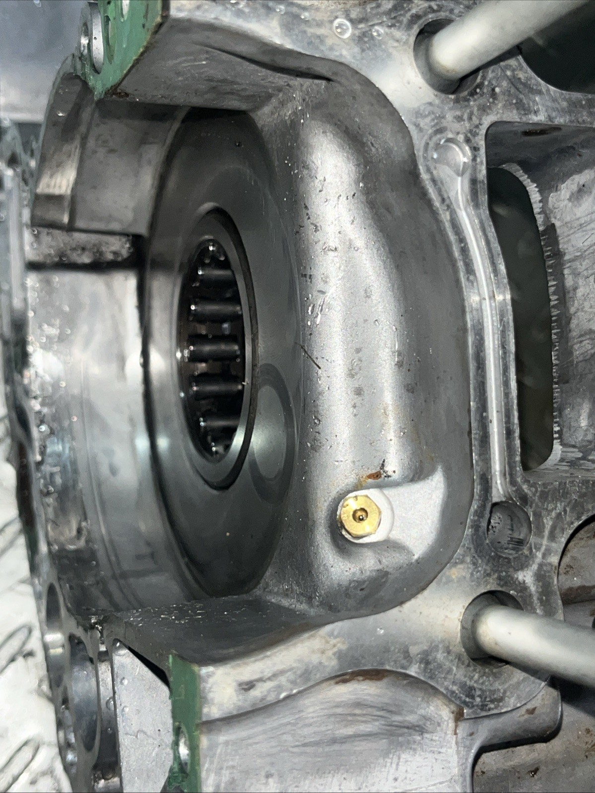 08-09 HONDA CRF250R CRF 250R OEM Left RIGHT CRANK CASE CRANKCASE Engine DAMAGED