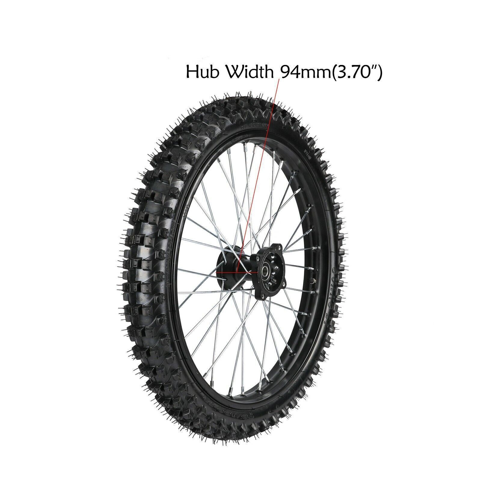 29" Front Forks Triple Tree 70/100-19 Wheel Tire Brake 15mm Dirt Bike CRF 150cc