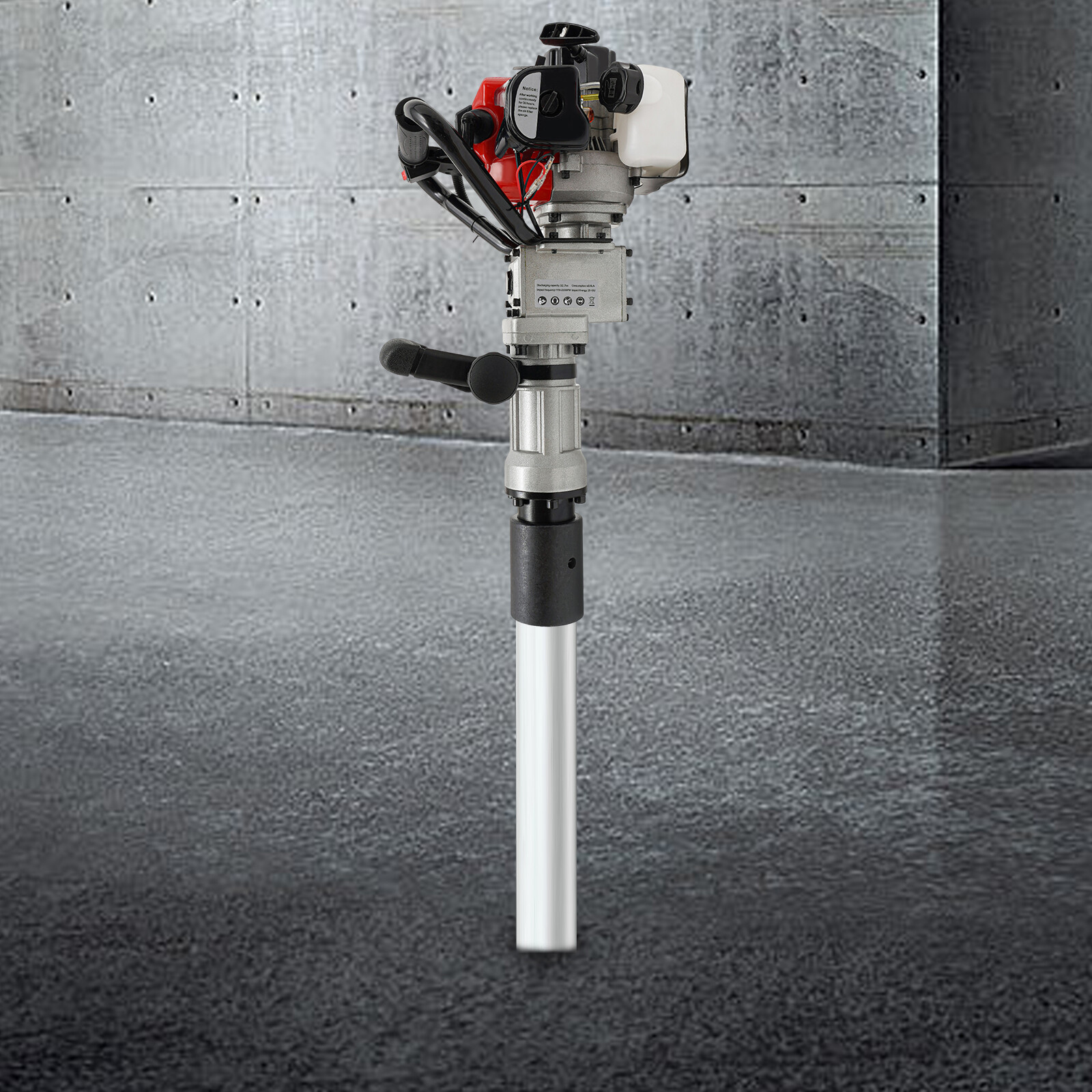 2 Stroke Gas Powered T Post Driver Fence Pile Driver Jack Hammer w/Chisel 32.7cc