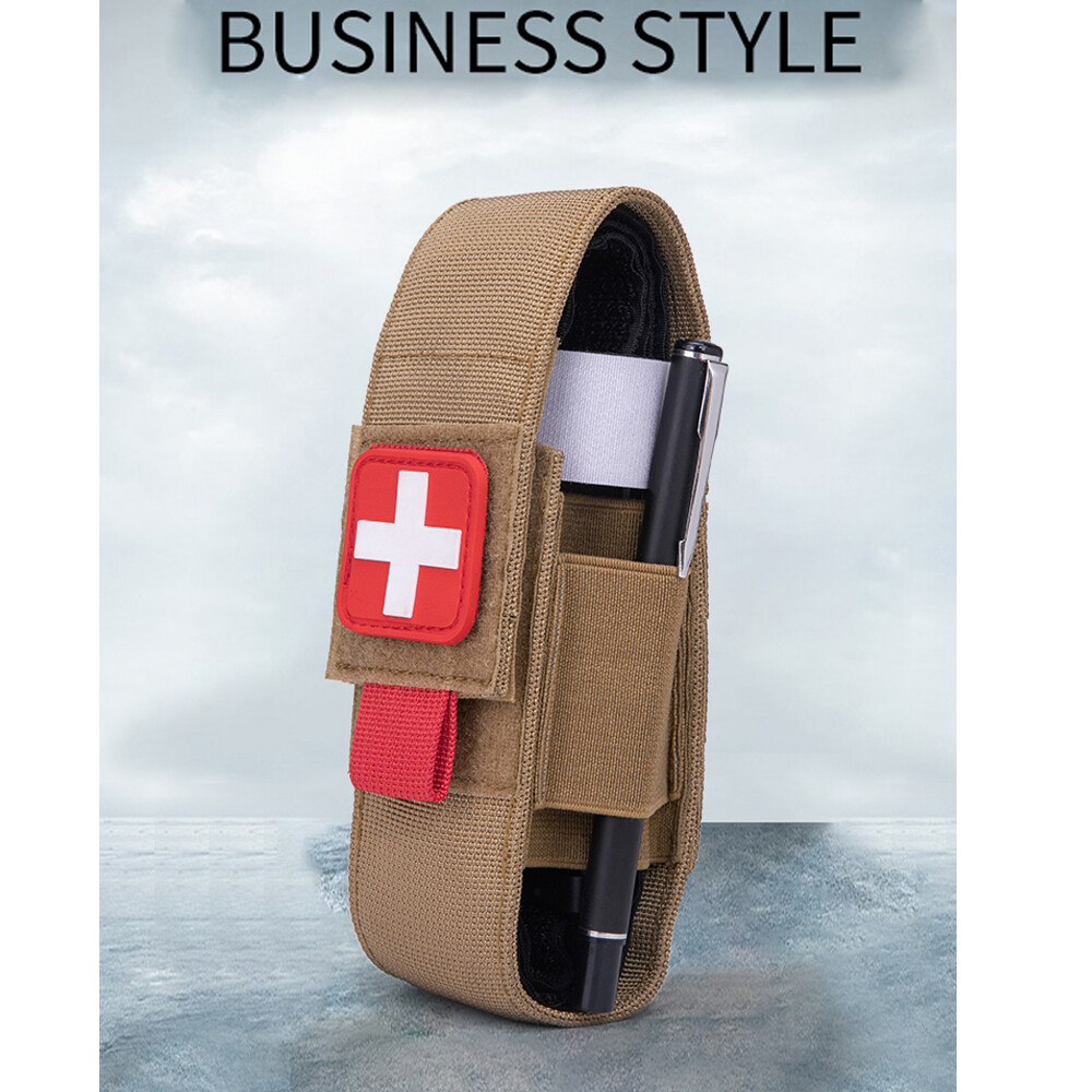 Tactical Scissor Case Molle Tourniquet Storage Bag Holder Flashlight EDC Pouch