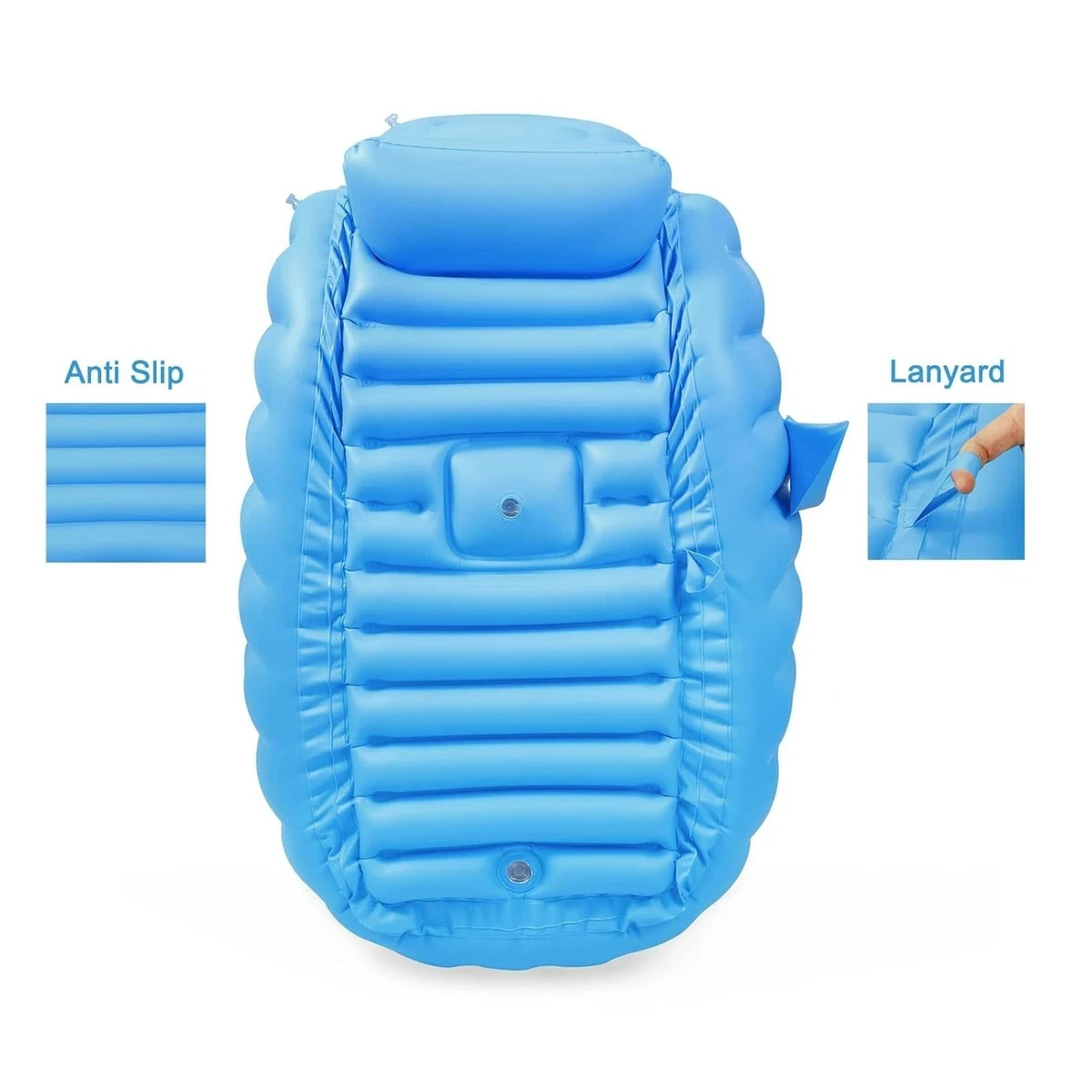 Baby Inflatable Bathtub, Portable Travel Baby Infant Bath Tub Toddler Bathtub...