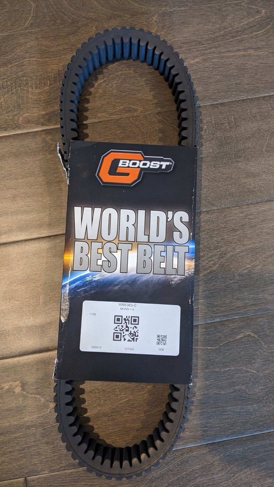 Polaris WBB383-G Boost Worlds Best Clutch Belt