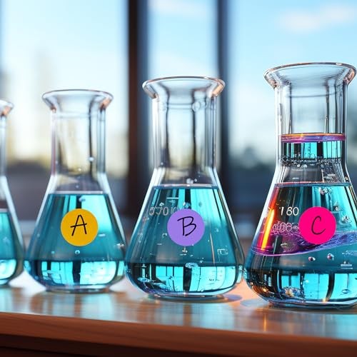 1" Round Color Coding Circle Labels, 1000 per 1 Roll-1000PCS Fluorescent Pink