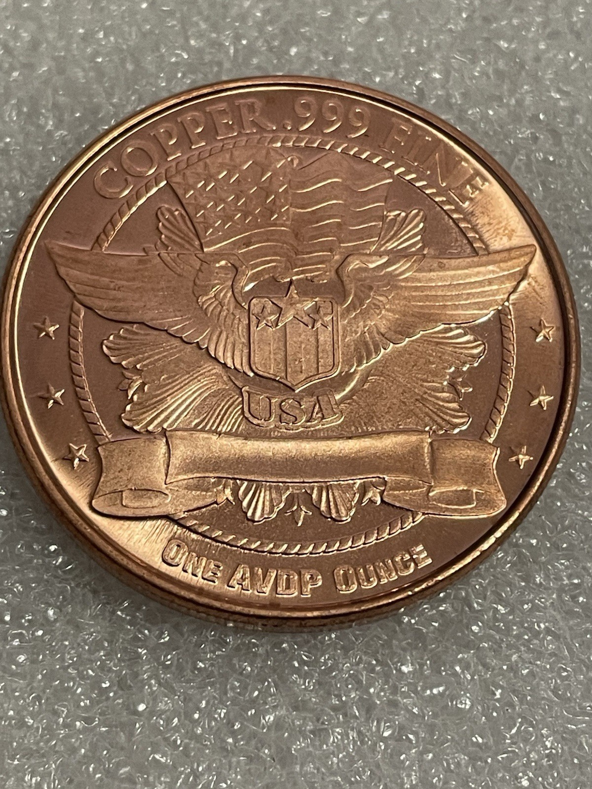 Abraham Lincoln 1 Troy Oz .999 Fine Copper Round