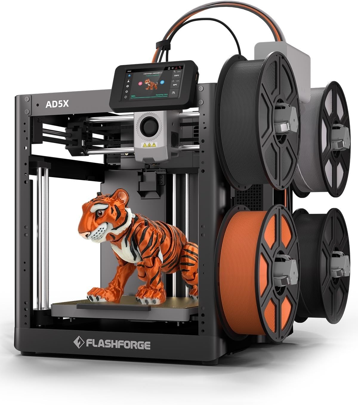 FLASHFORGE AD5X Multi-Color 3D Printer Max 600mm/s Print Auto Leveling Core XY