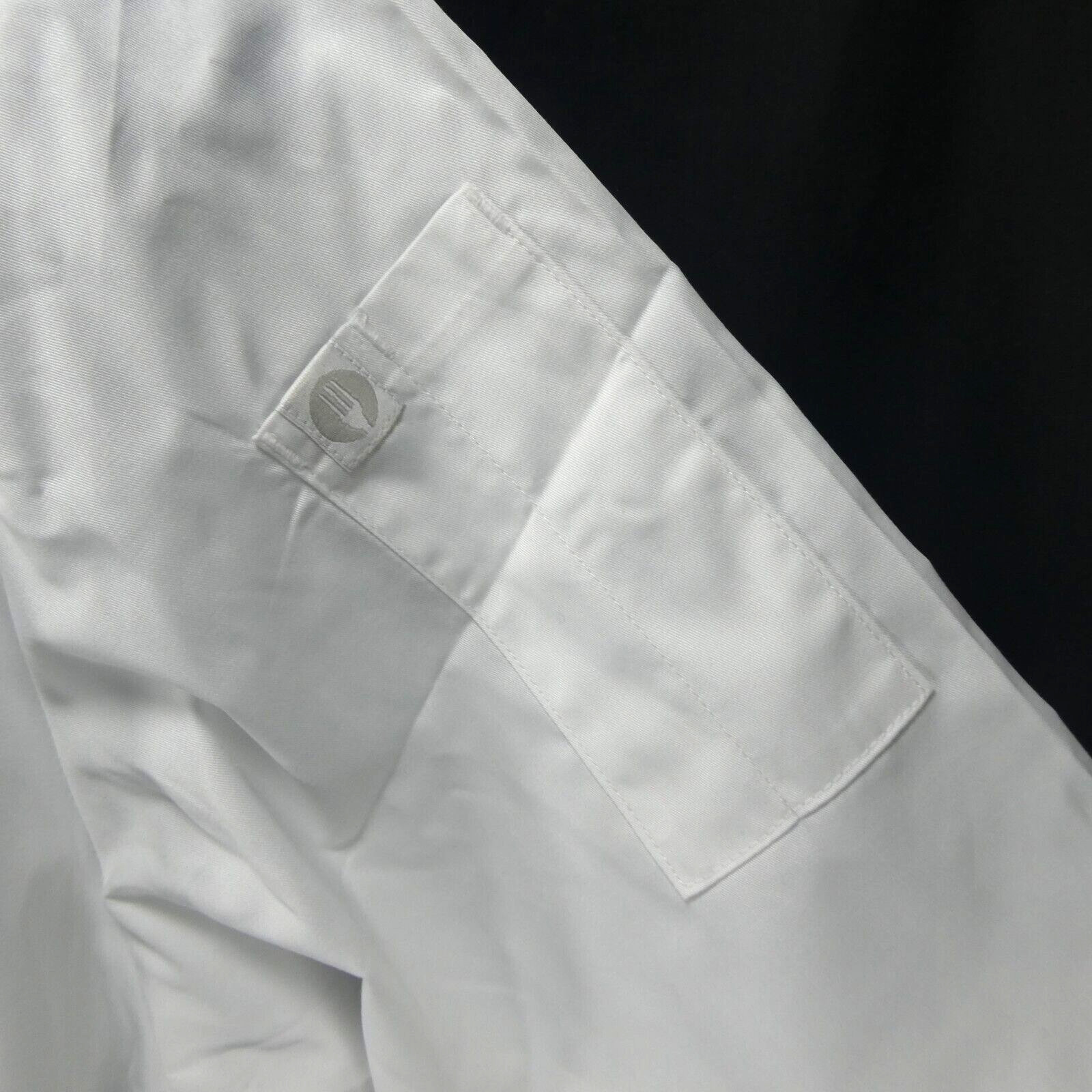 New Chef Works Men's White 2XL Calgary Cool Vent Coat Chefs Jacket NWT