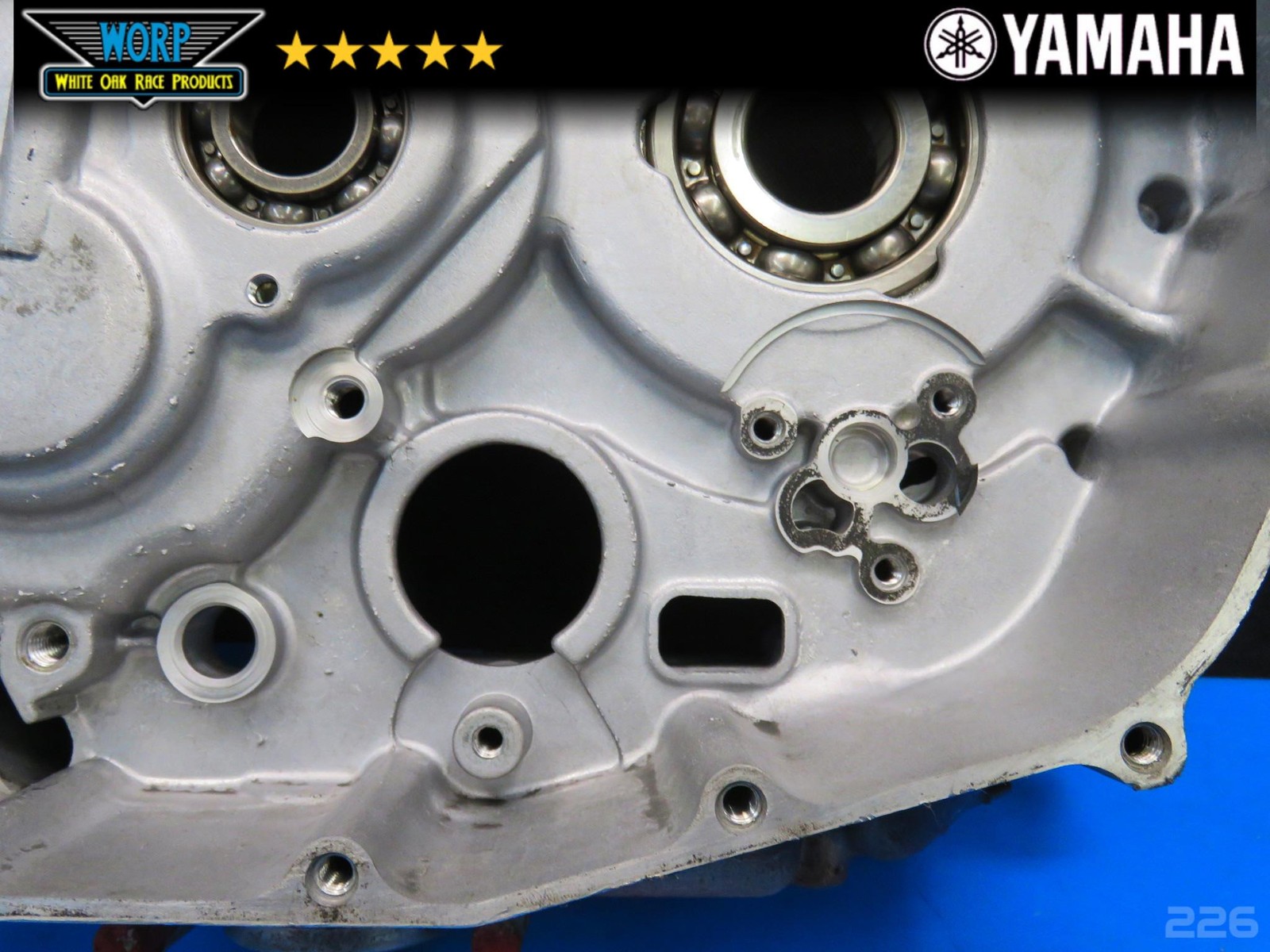 2006 YAMAHA RAPTOR 350 MATCHED LEFT RIGHT CRANK CASES CRANKCASE SET ~ OEM 04-13