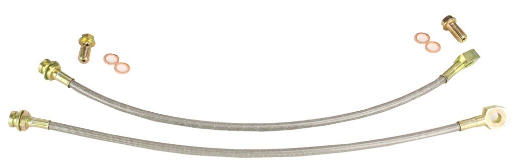 1963-1987 Chevy C10 Rear Disc Brake Kit, Drilled & Slotted 5 Lug Bolt Pattern