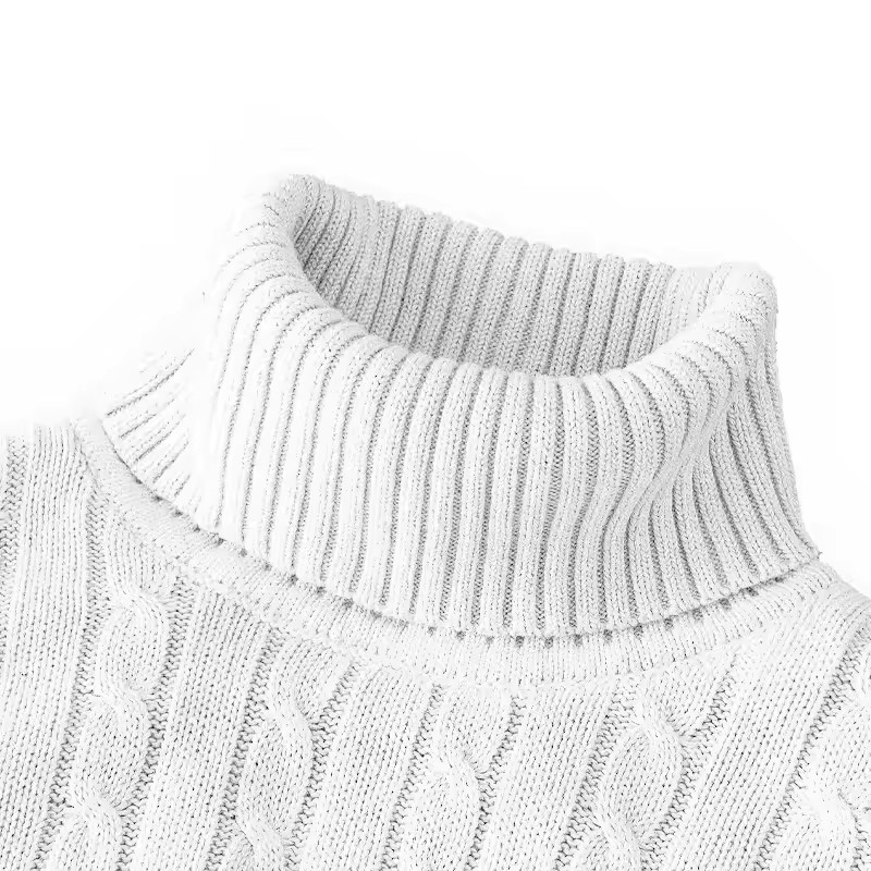 Men's Turtleneck Soft Sweater 2023 Warm Knitted Autumn/winter Pullover Jumper