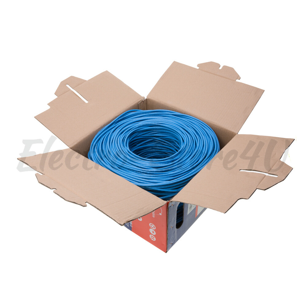 1000ft CAT5e CAT6 UTP Bulk Ethernet Cable Solid Network Wire RJ45 LAN CAT5