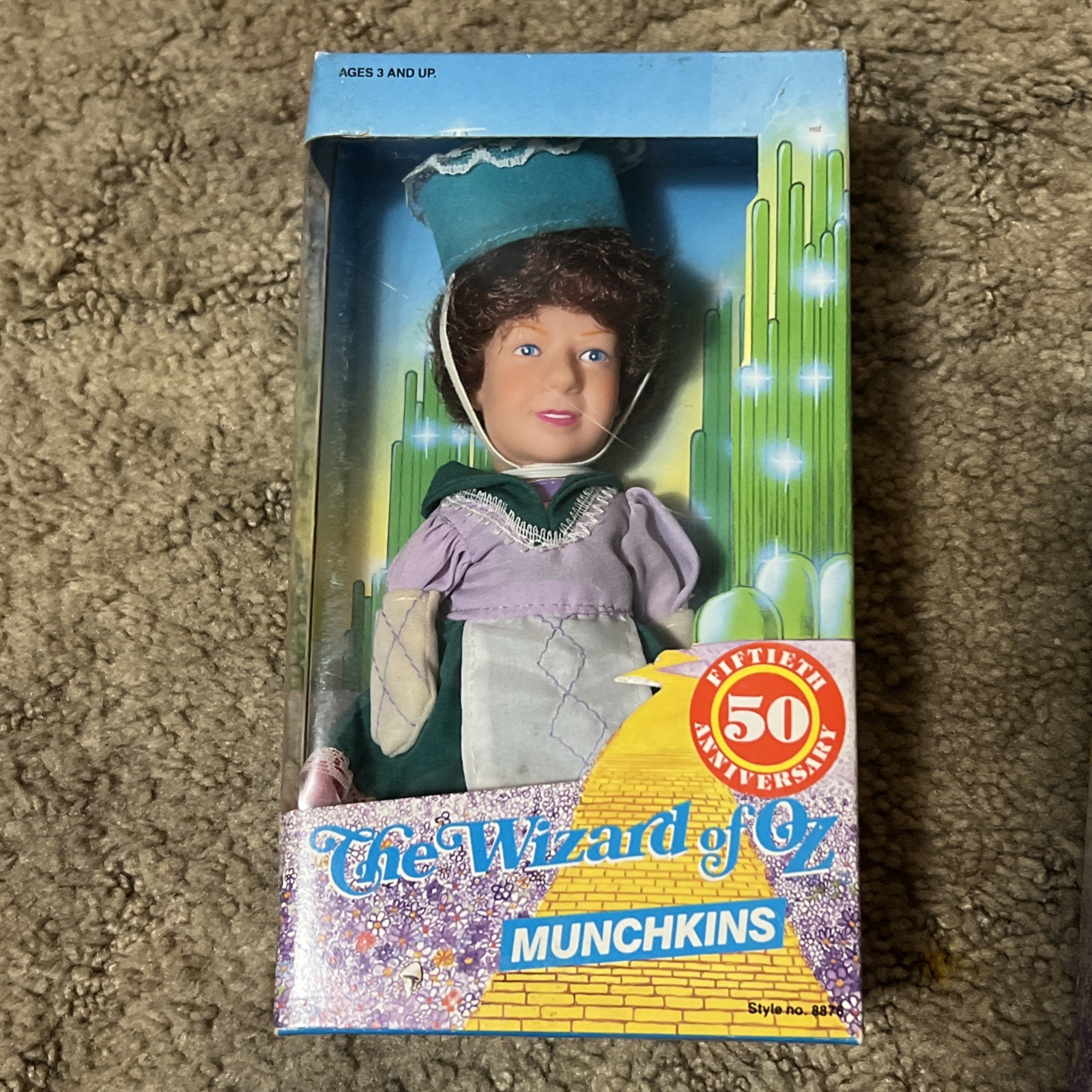 Vintage 1988 The Wizard of Oz Set Of 6 Munchkins 50th Anniversary Dolls