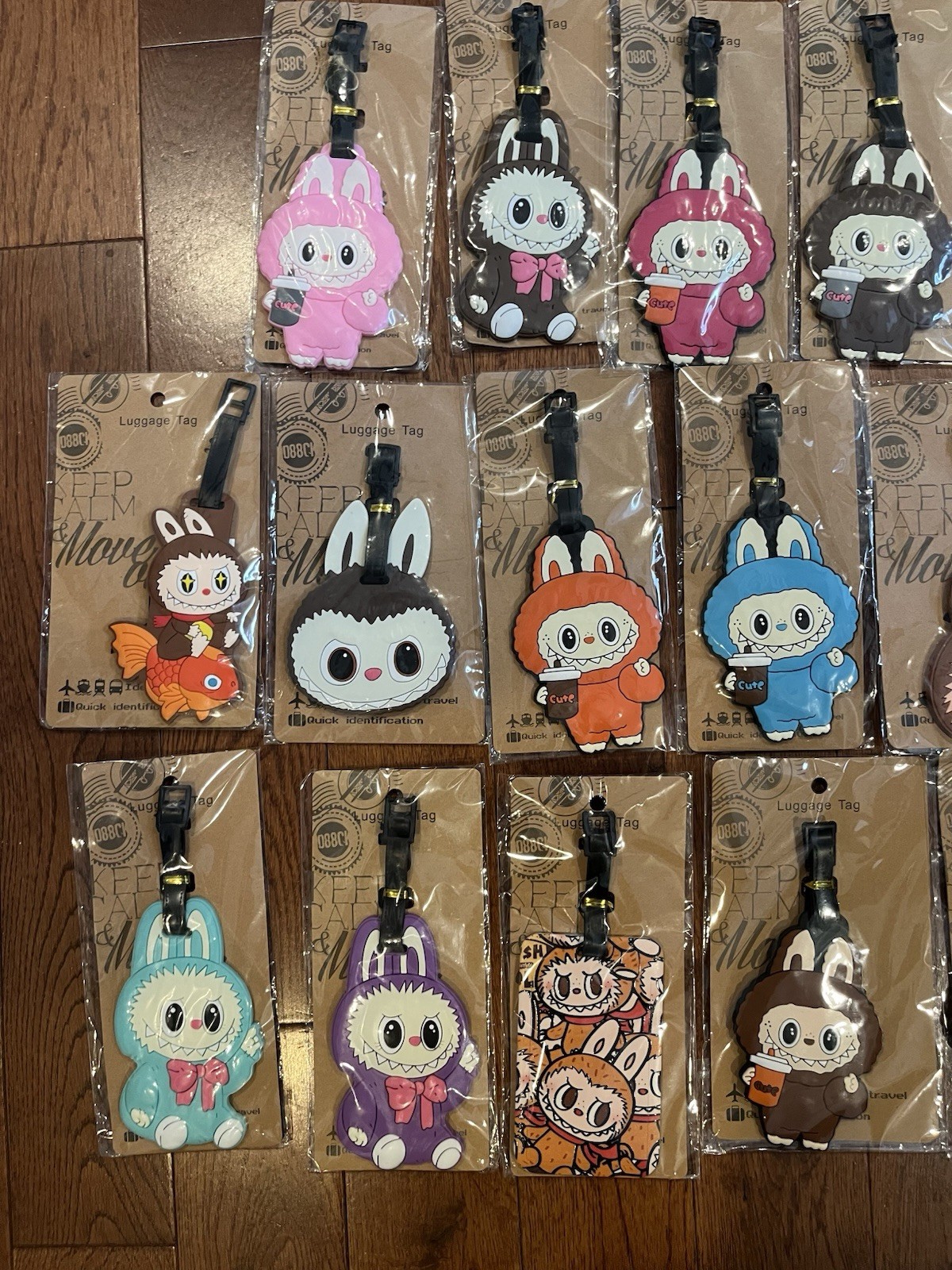 LABUBU BOOKBAG, LUGGAGE, KNAPSACK TAG HOLDER