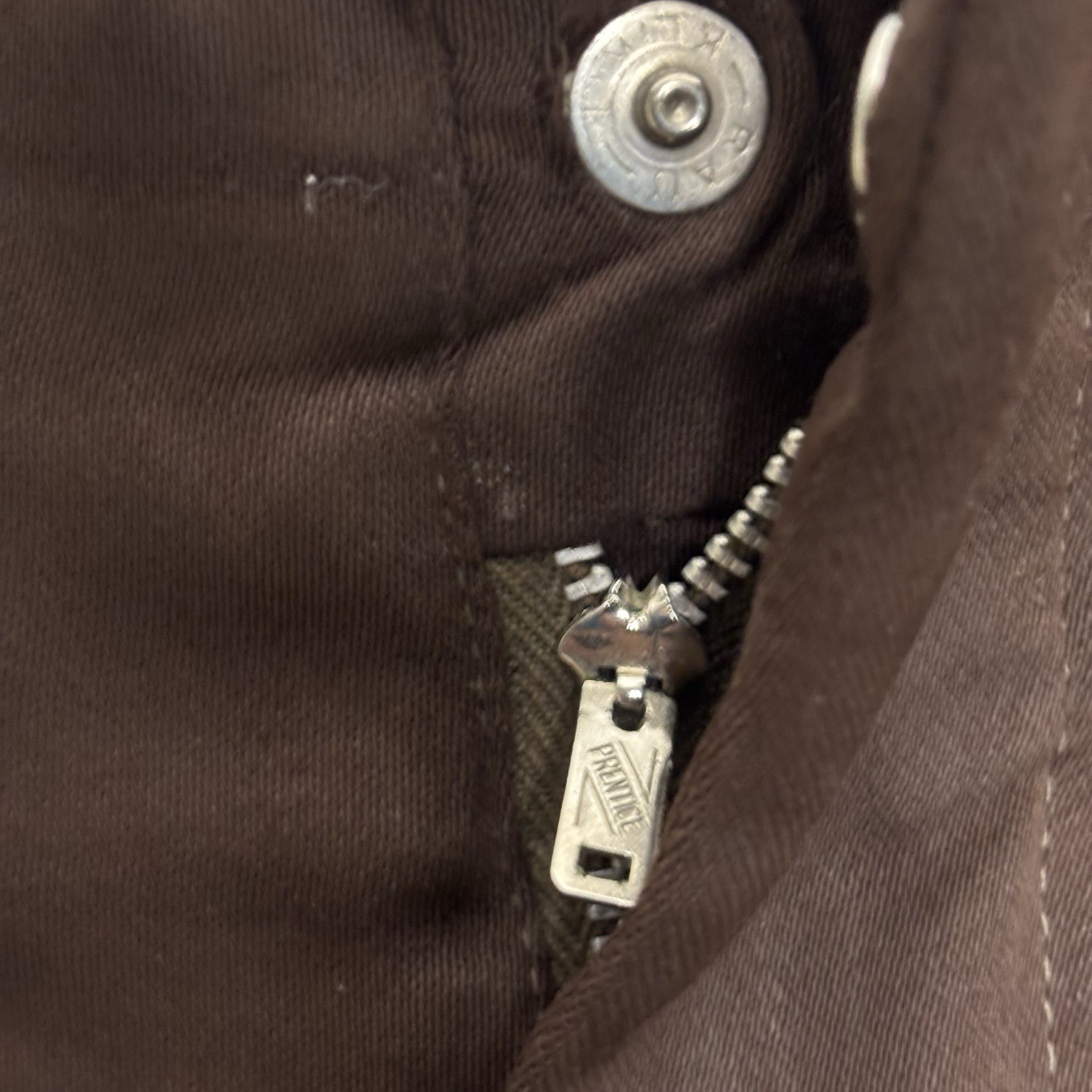 Vintage 1940s Men’s Brown Relaxed Fit Trouser Pants No Tags Large 34 36 Prentice