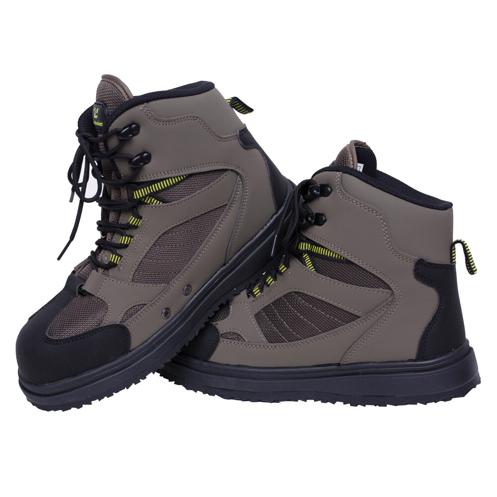 Men's Wading Boots Fishing Shoes Waders Boots With Rubber Sole For Fly Fishing