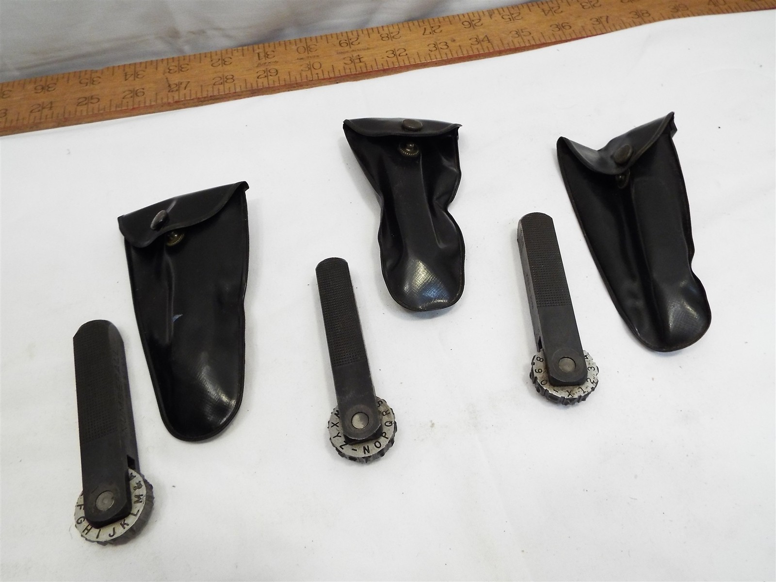 Set Numberall Marking Stamp Tool Hammer Punch 3/16" Rotary Number Letter Tool