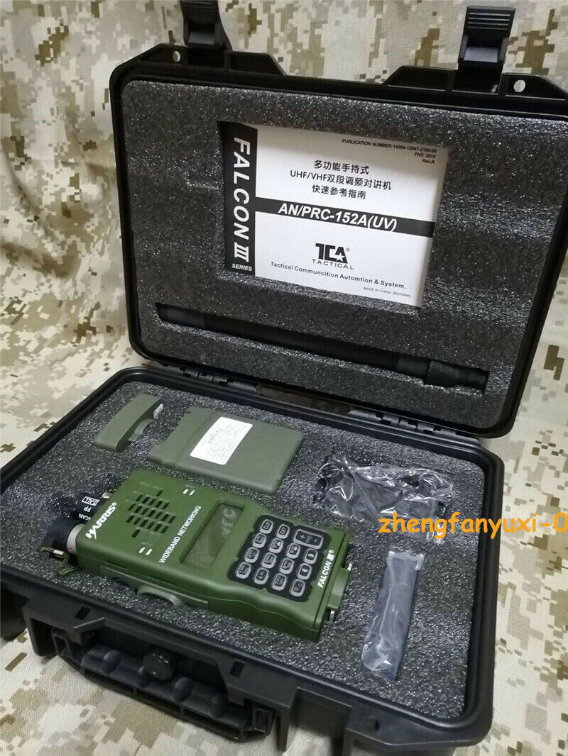 2023 NEW TCA AN/PRC-152A 15W MBITR MULTIBAND UV RADIO Metal Shell Walkie Talkie