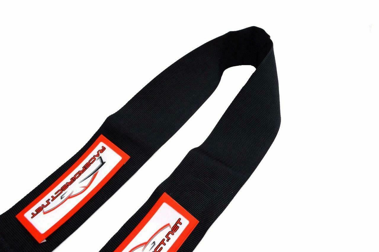 RACERDIRECT LOOP OVER ROLL BAR 3" RACE HARNESS 5 POINT SFI 16.1 LATCH & LINK