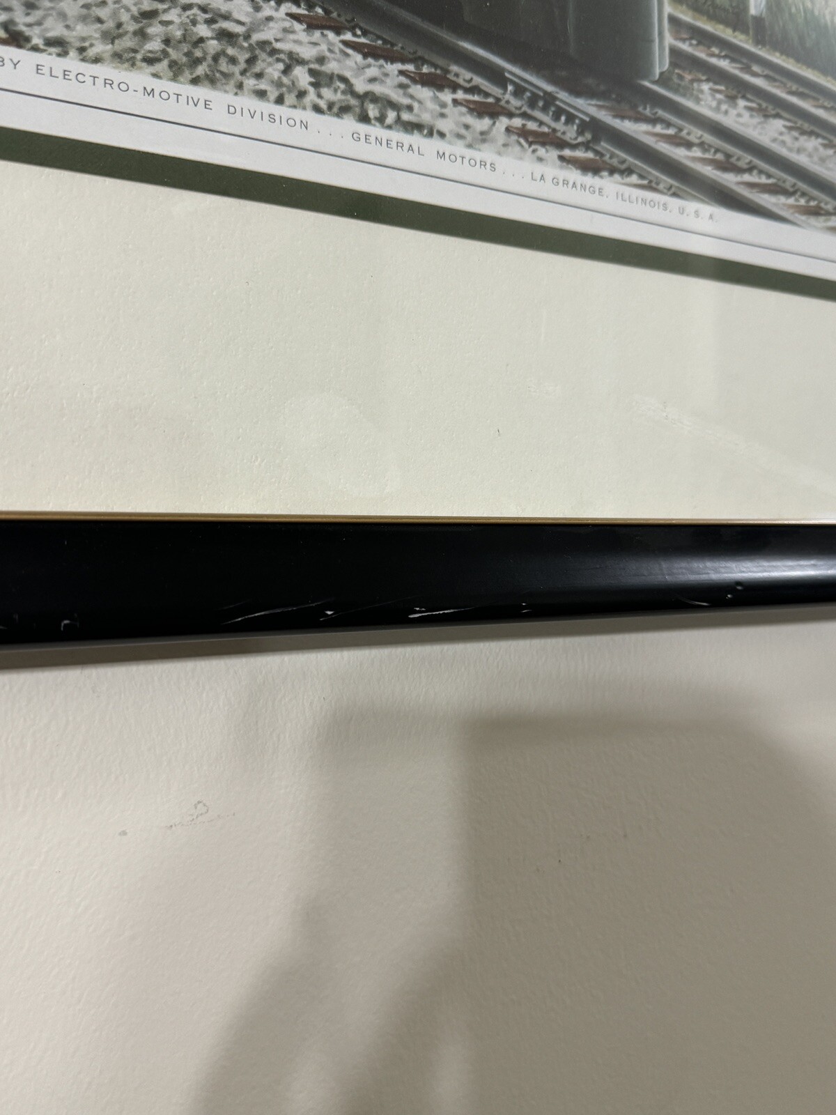 Lithograph Of The General Motors Train 'The Erie Limited' Vintage