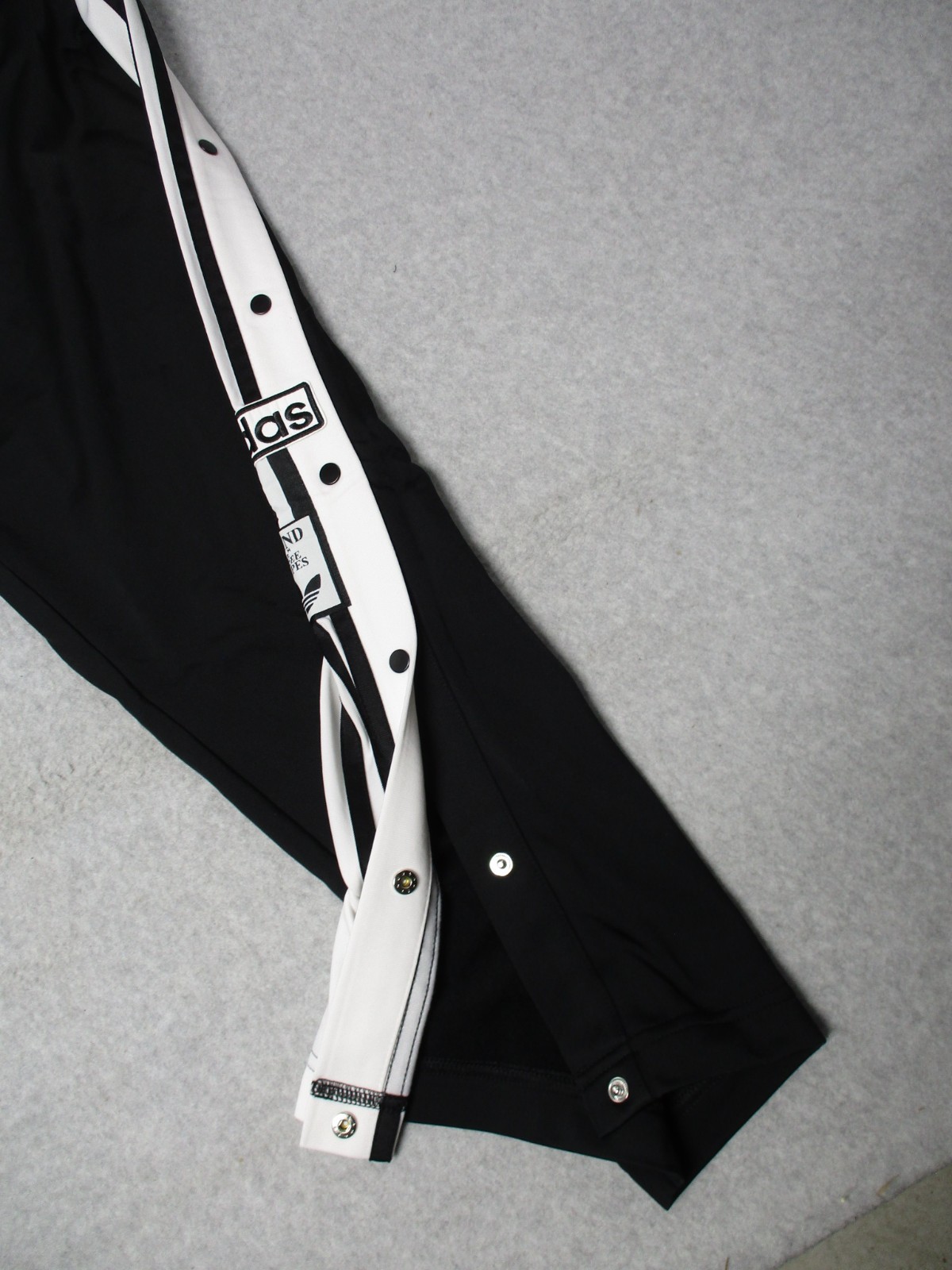 Adidas Originals Adibreak Snap Breakaway Track Pants Black Stripe Mens Large
