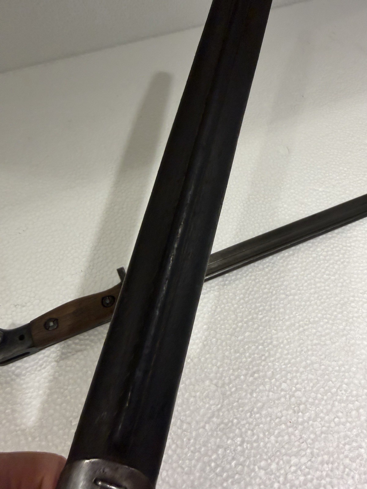 WWI WWII British English Pattern 1907 Rifle Bayonet Knife & Scabbard