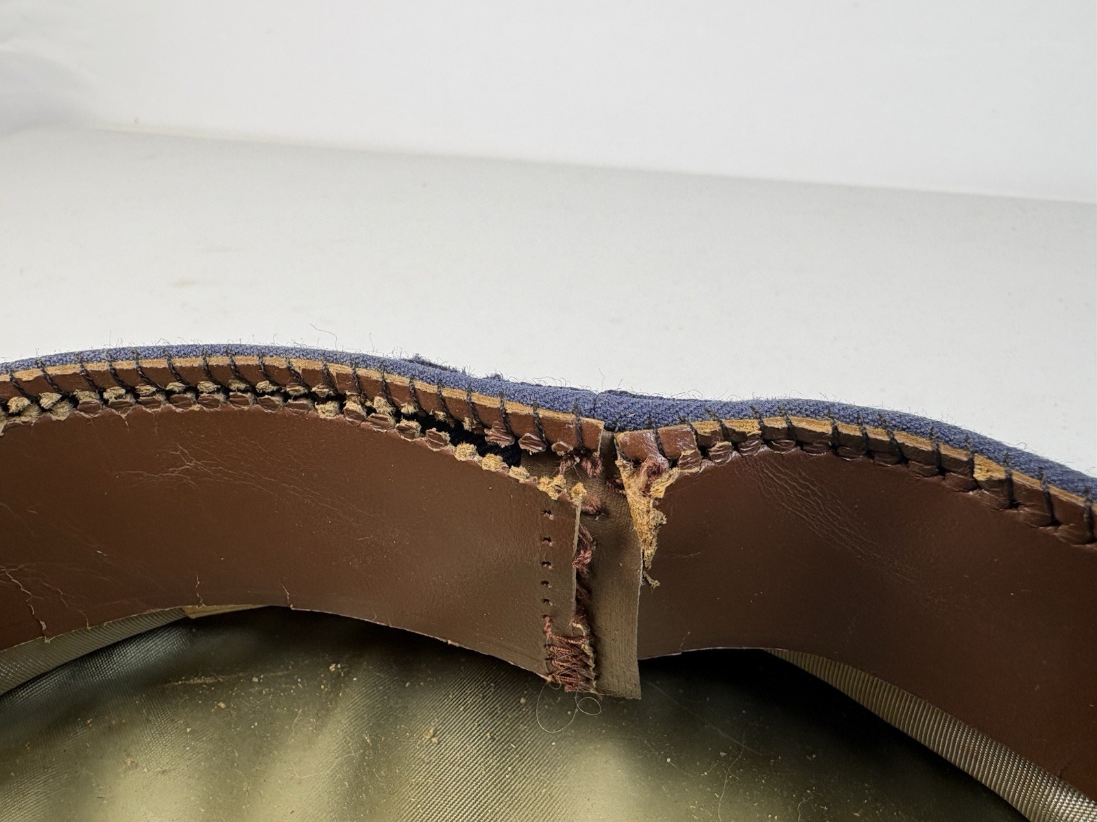 NAMED Vietnam Era USAF Service Cap Bancroft DSA 1970 Type I Hat Air Force Blue