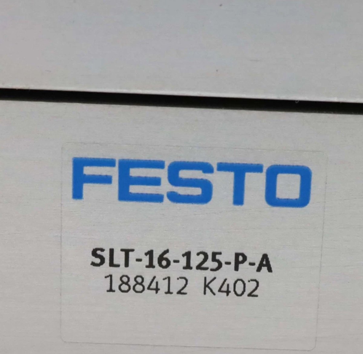 New In Box FESTO SLT-16-125-P-A Slide Cylinder
