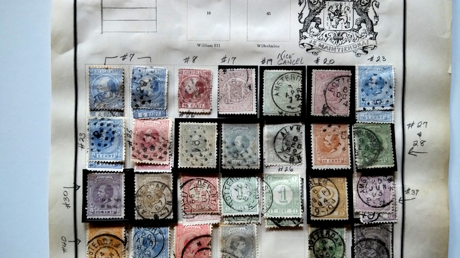 Netherlands Stamp Collection- Used / MH / MNH On Pages / Stock Cards