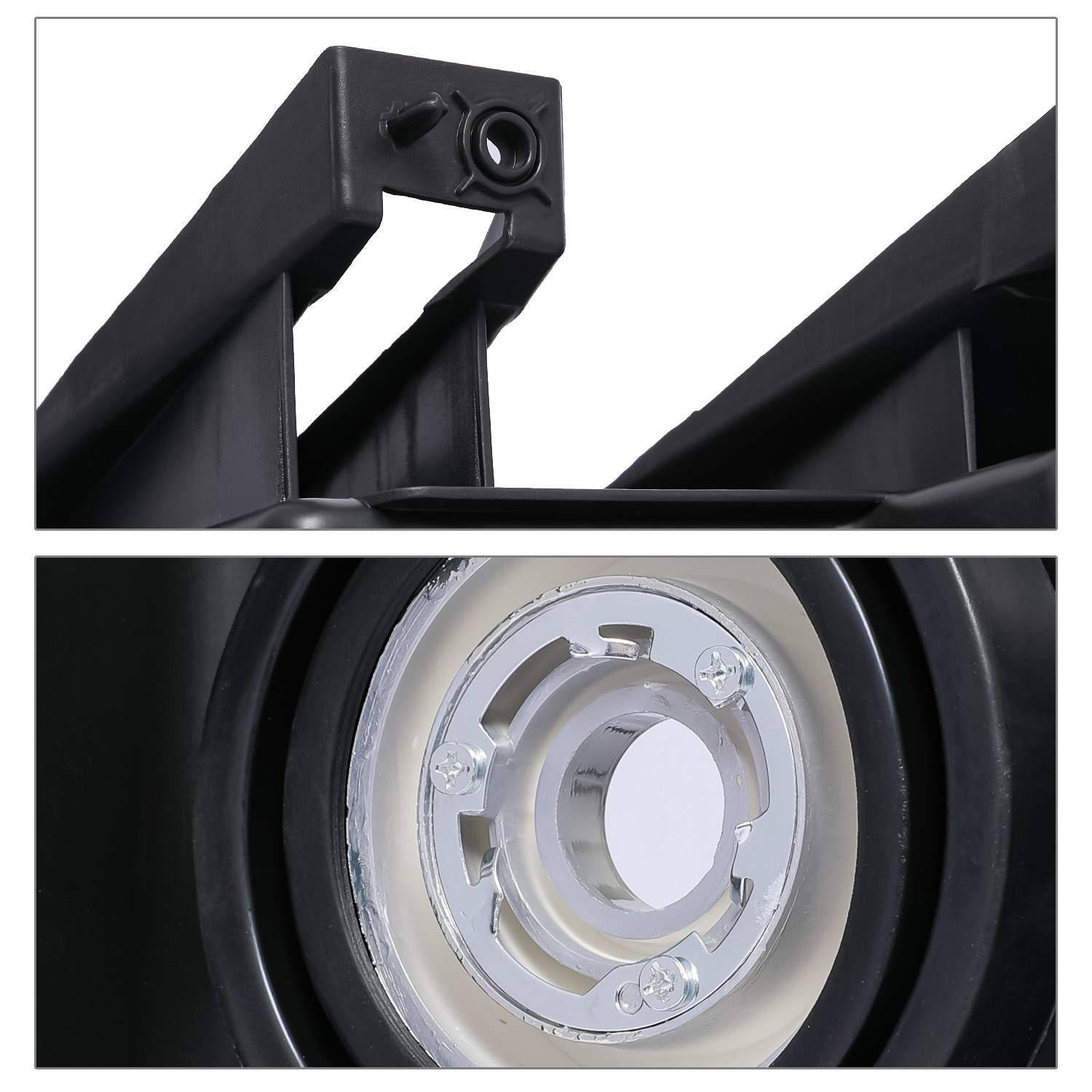 Fits 2004-2012 GMC Canyon Chevy Colorado Black Pair Headlight Bumper Parking L+R