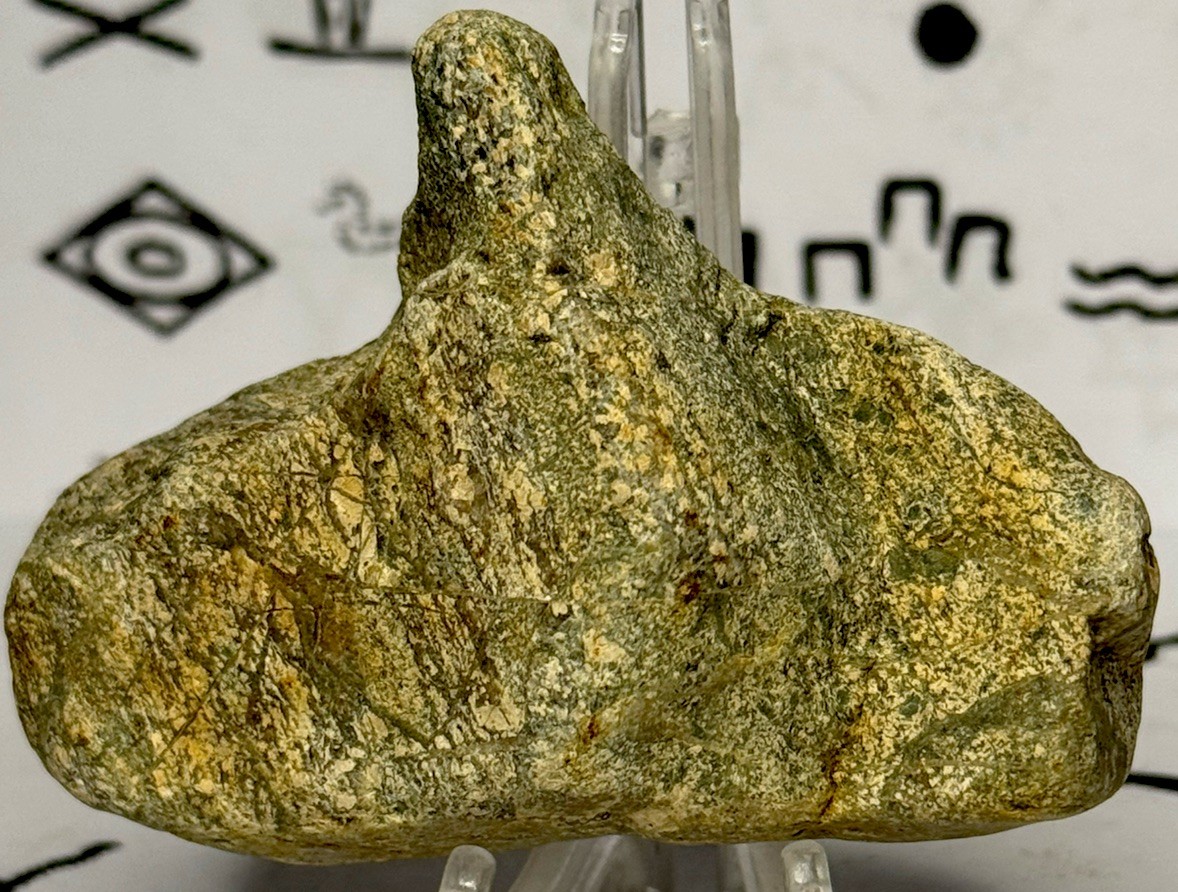 Native American Indian Authentic Artifact Stone Carved Effigy, 5.2 oz • VA