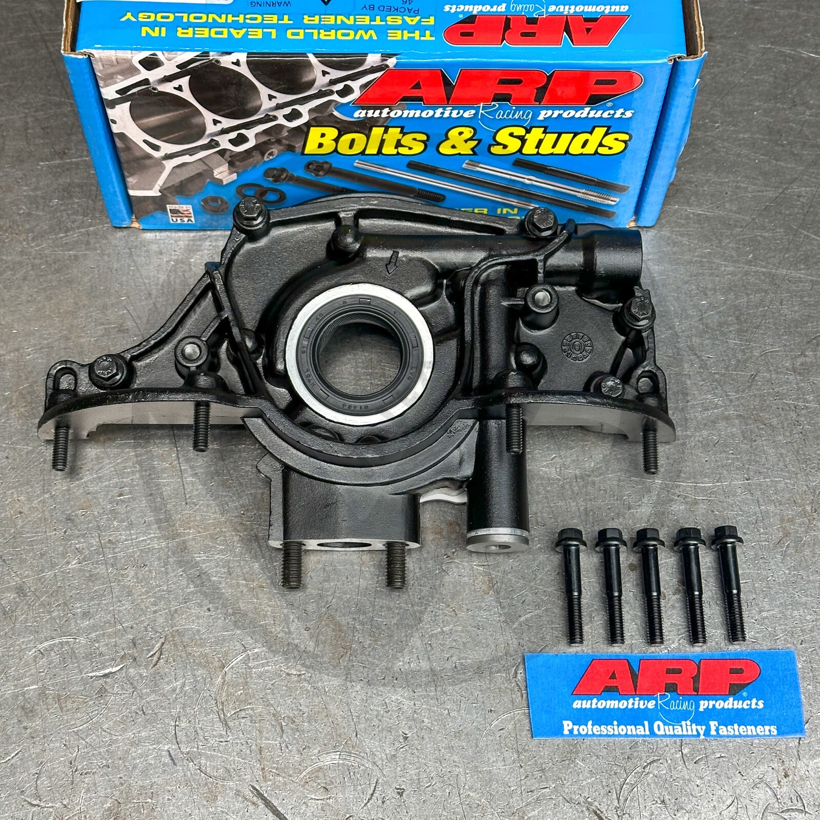 ARP Oil Pump Bolts Kit For 92-00 Honda Civic SOHC D Series D15 D16 (Black)