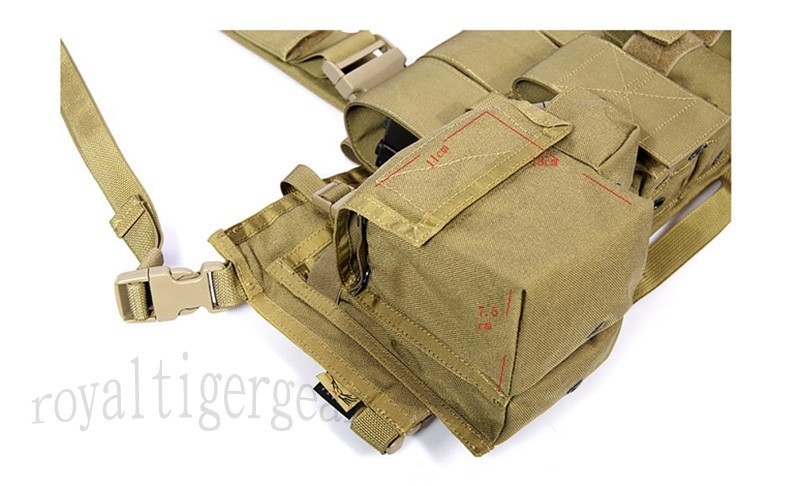 FLYYE LBT 1961A Chest Rig Plate Carrier Vest – Ranger Green OD Khaki