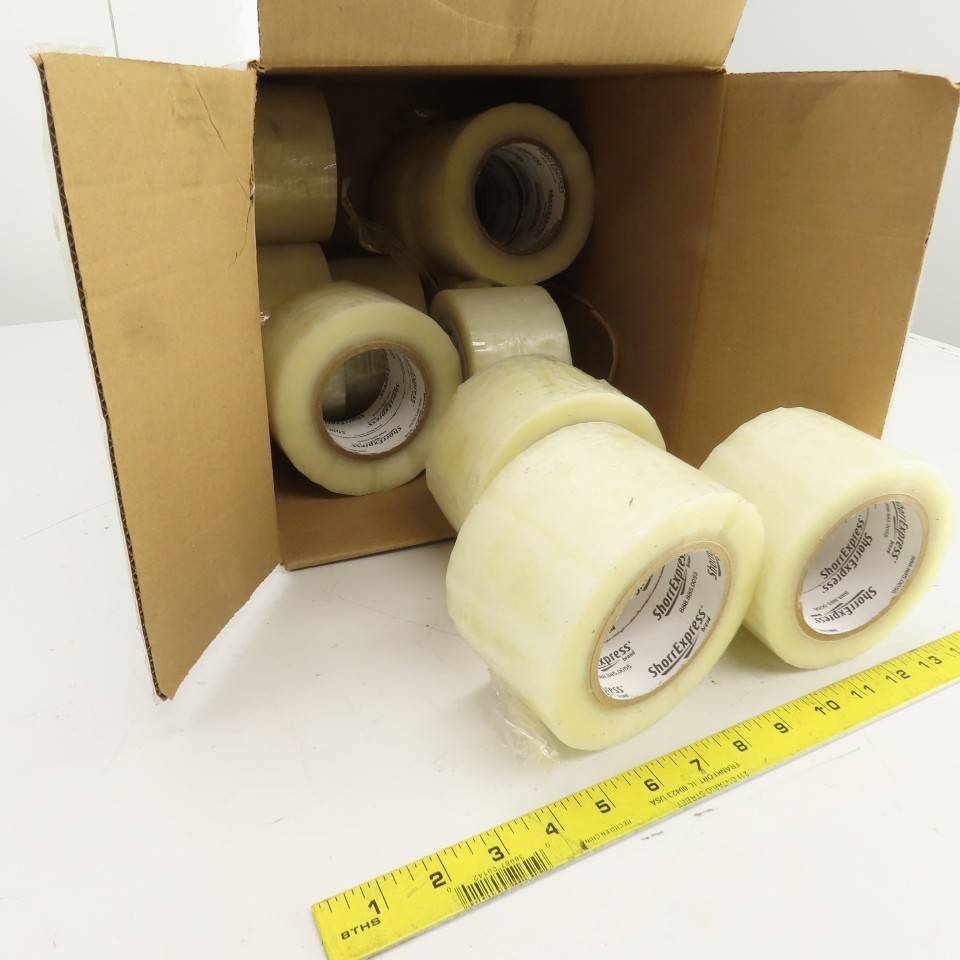 ShorrExpress 15120011 Carton Sealing Tape 72mm Clear Mixed Lot/11 Partial Rolls