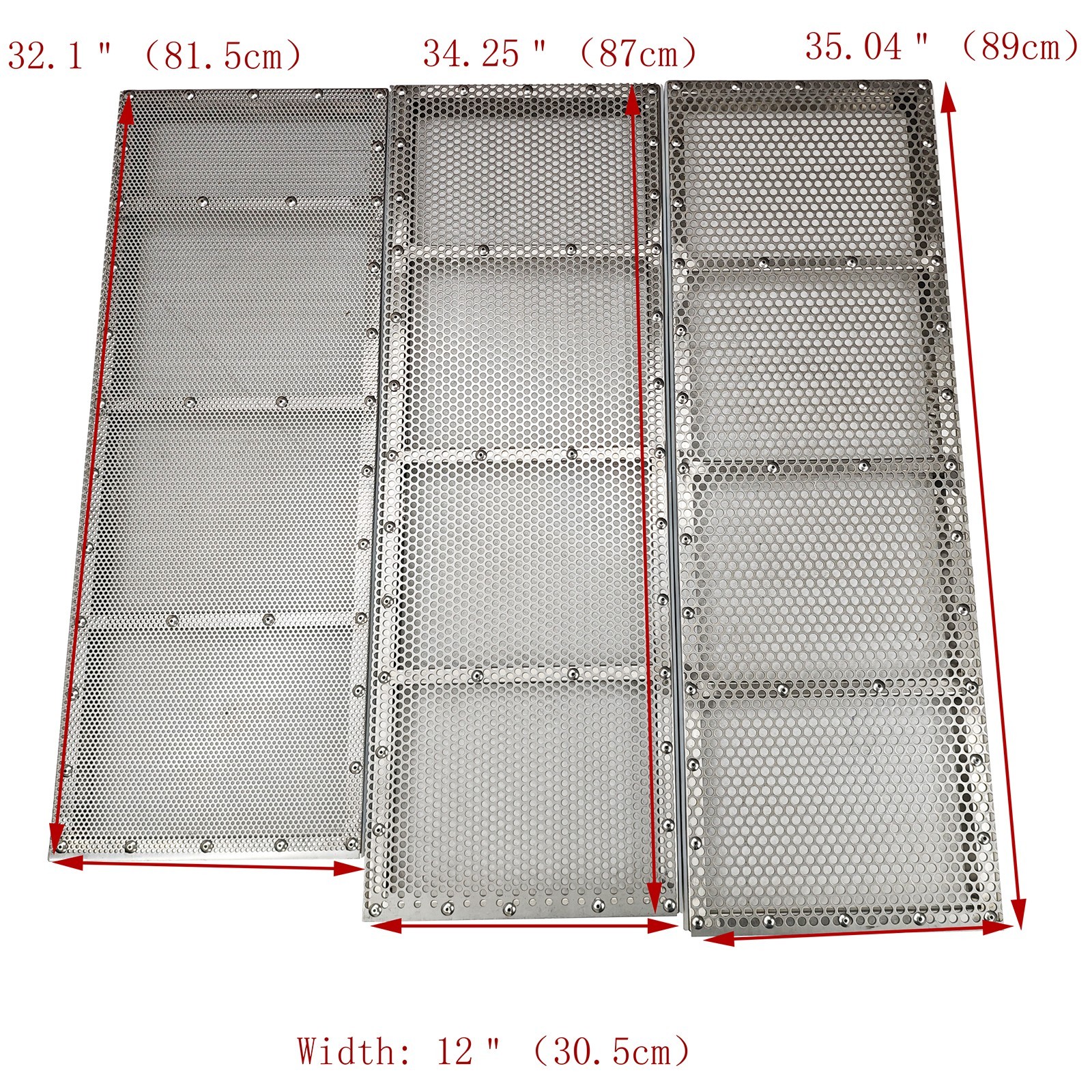 3-Layers 3/6/8mm Sieve 110V Full Stainless Steel Sifter Linear Vibrating Screen